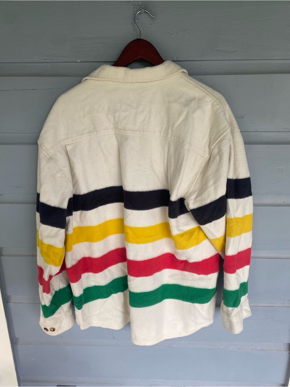 Orvis, the classic Hudson Bay blanket stripes button down XL - Picture 4 of 4